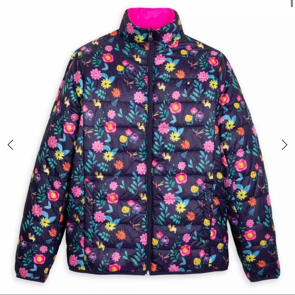 Alice in Wonderland Puffy Jacket for Adults - Reversible - Picture 4 of 8